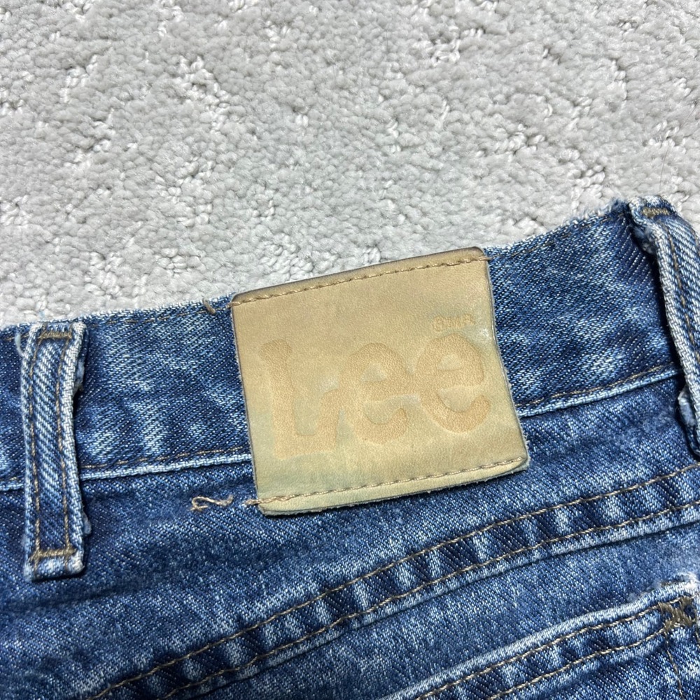 Lee Blue Denim Cutoff Jean Shorts - Picture 9 of 14